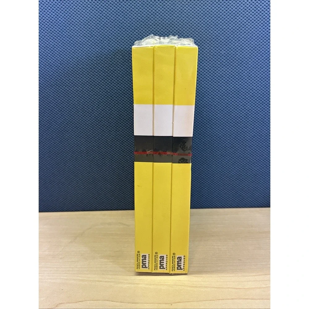 Lot Of 6 Berol Ensign 200-2 1/2 Medium Soft Writing Pencils Yellow Eraser pencil